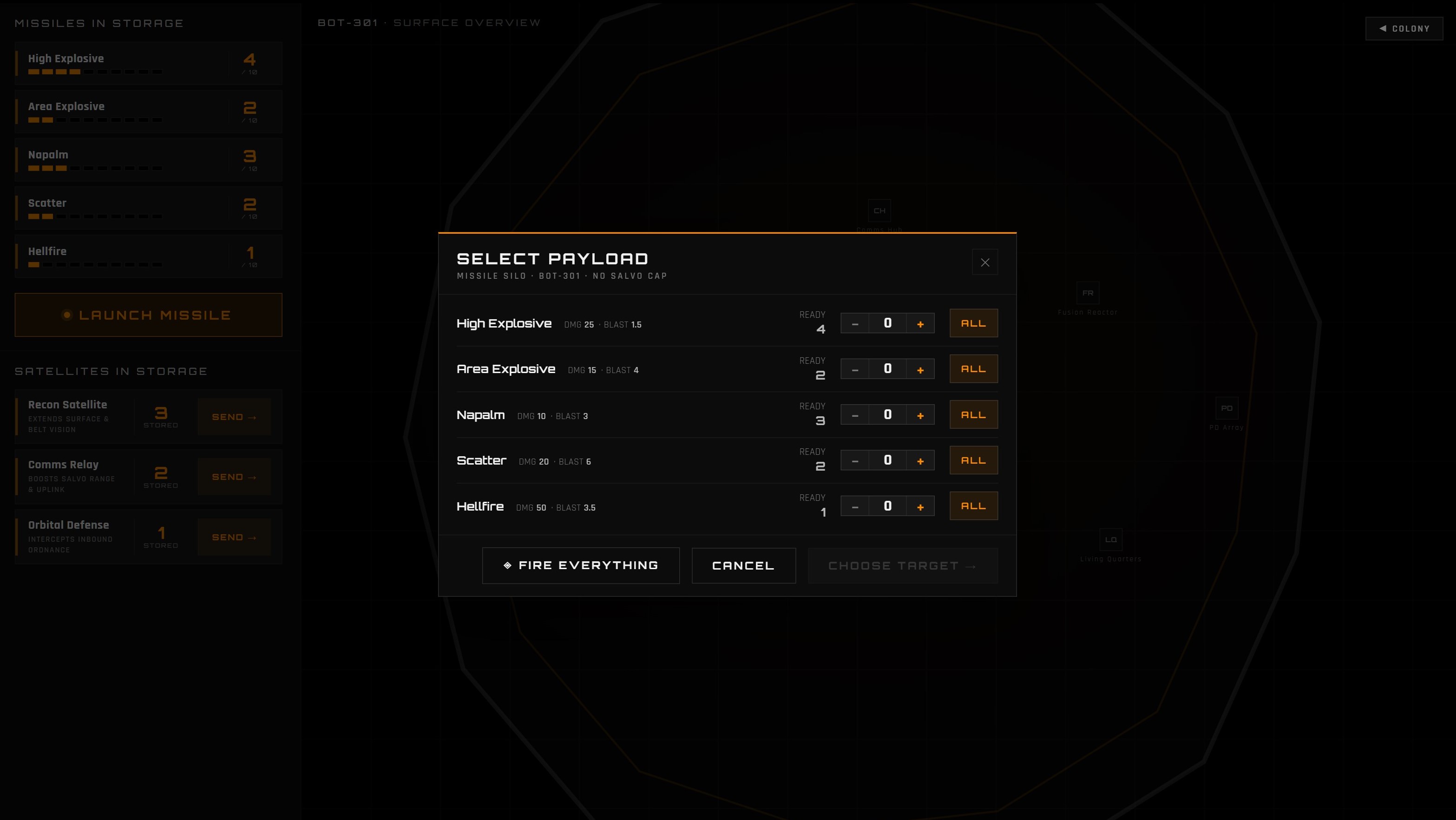 Missile Launch Confirm Mockup